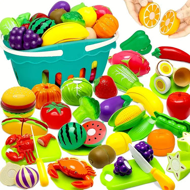 FoodieCut | Leuk Juego de Rol Juguete - Educativo Fruta y Verdura para Cortar